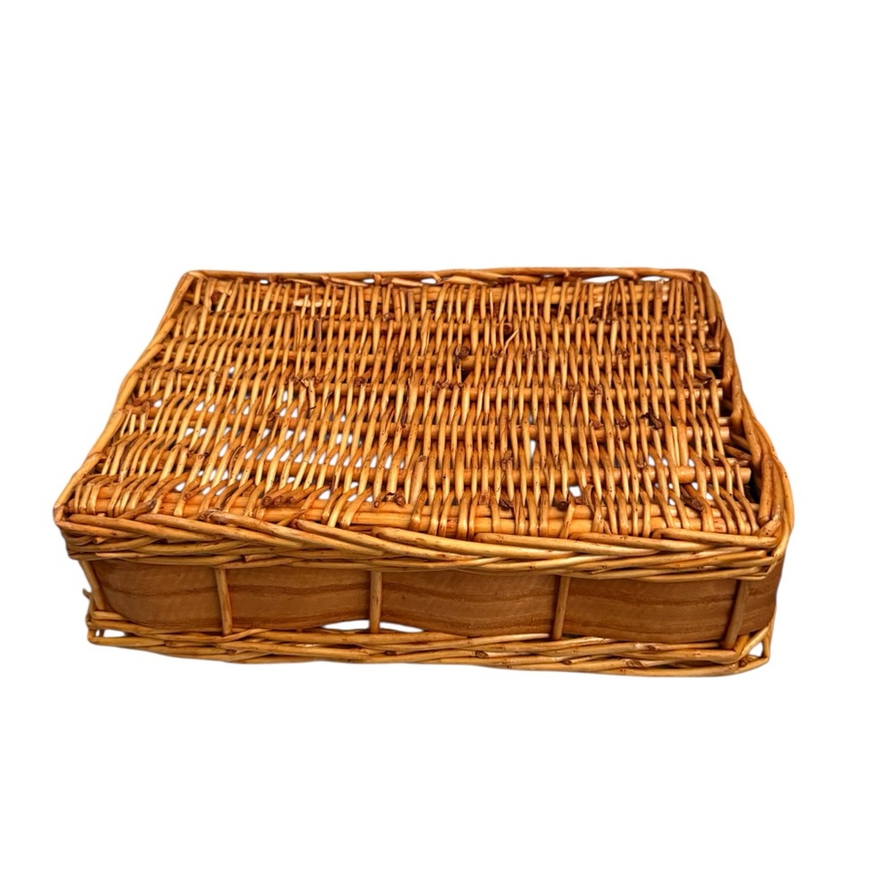 Rectangular Handwoven Basket - Picture 5 of 8